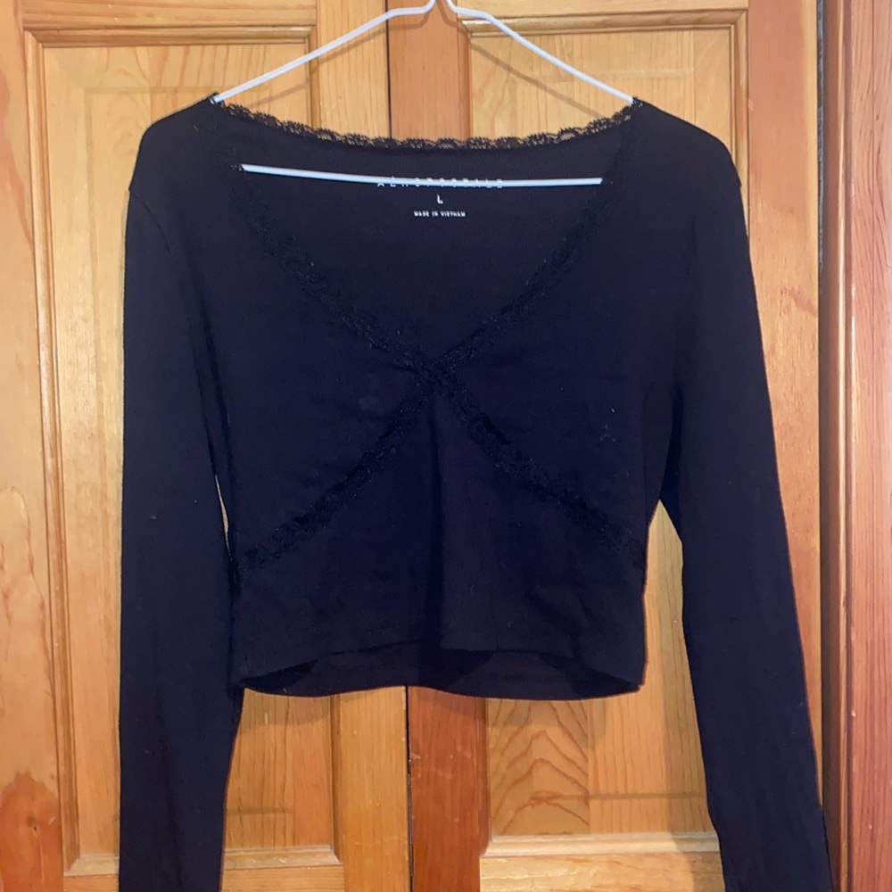 black long sleeve shirt
